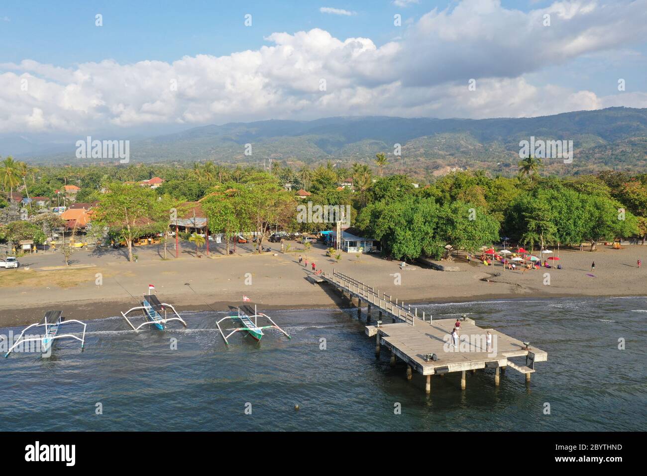 Aussichtspunkt in Lovina Beach Bali Indonesien Stockfoto