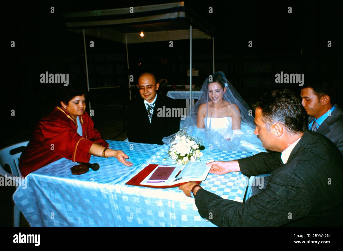 Türkei Trauung Muslimische Hochzeit Stockfoto