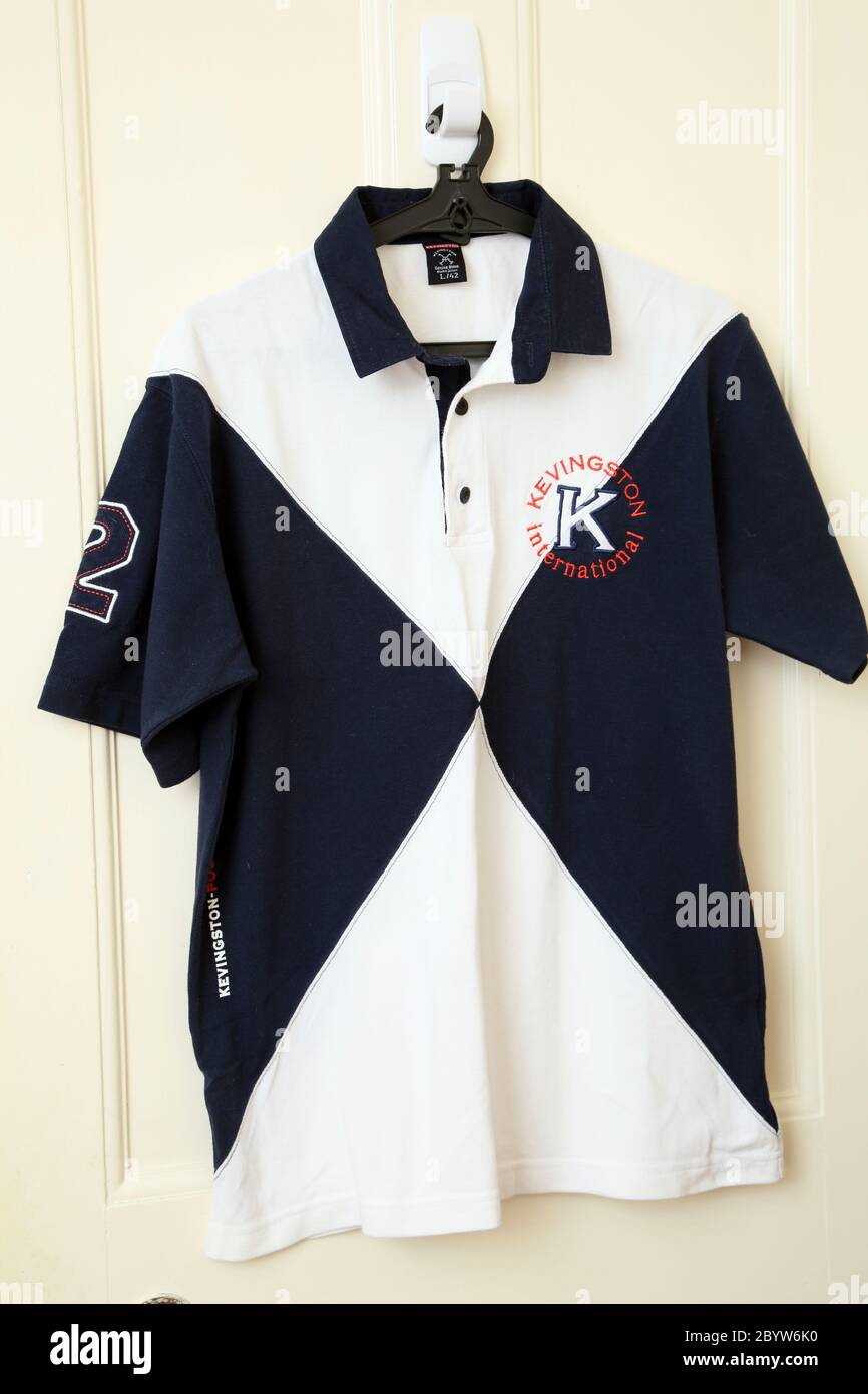 Kevingston International Rugby Poloshirt Stockfoto