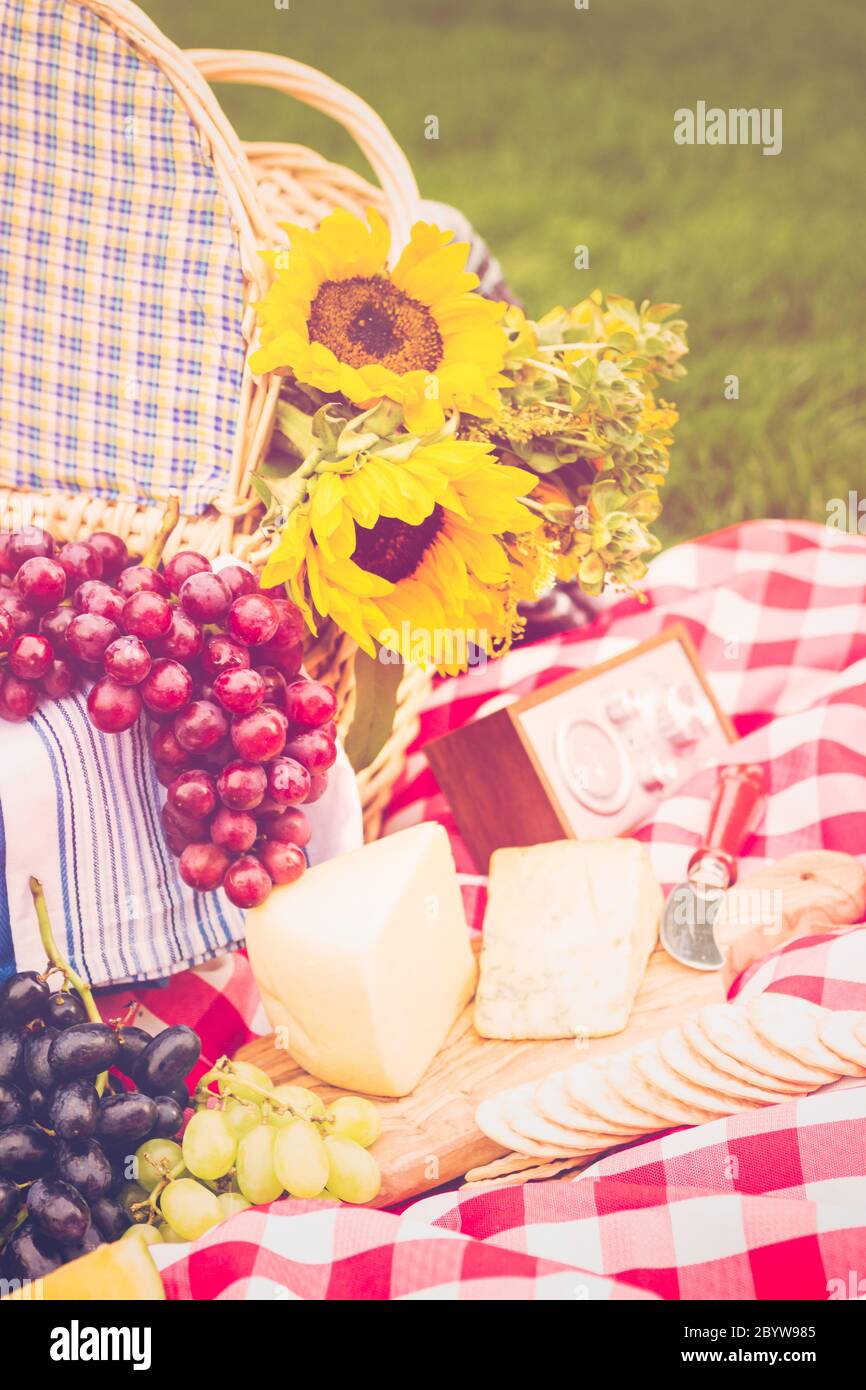 Picknick Stockfoto