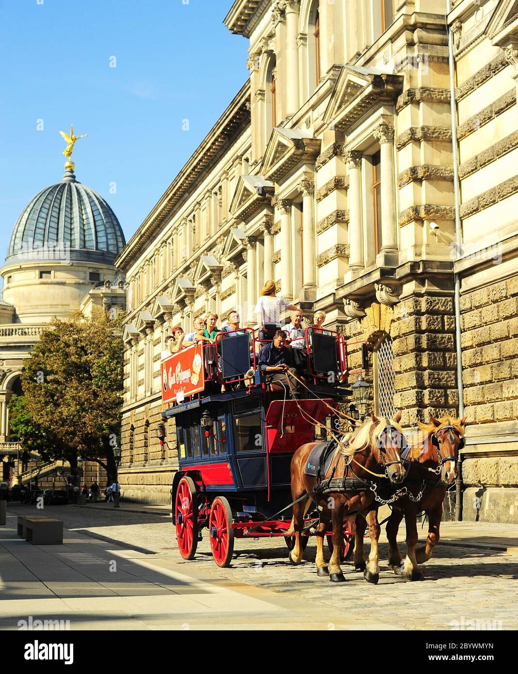 Tourismus in Dresden Stockfoto