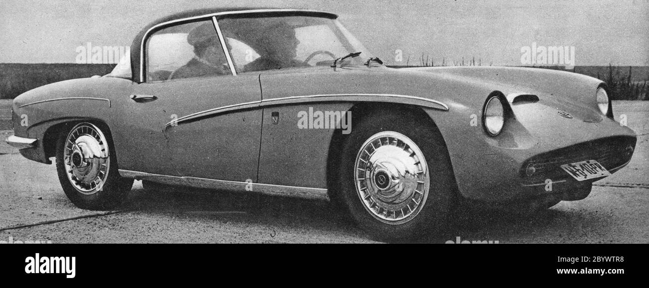 Syrena Sport Auto entwickelt in der Warschauer Pkw-Fabrik ca. 1961 Stockfoto