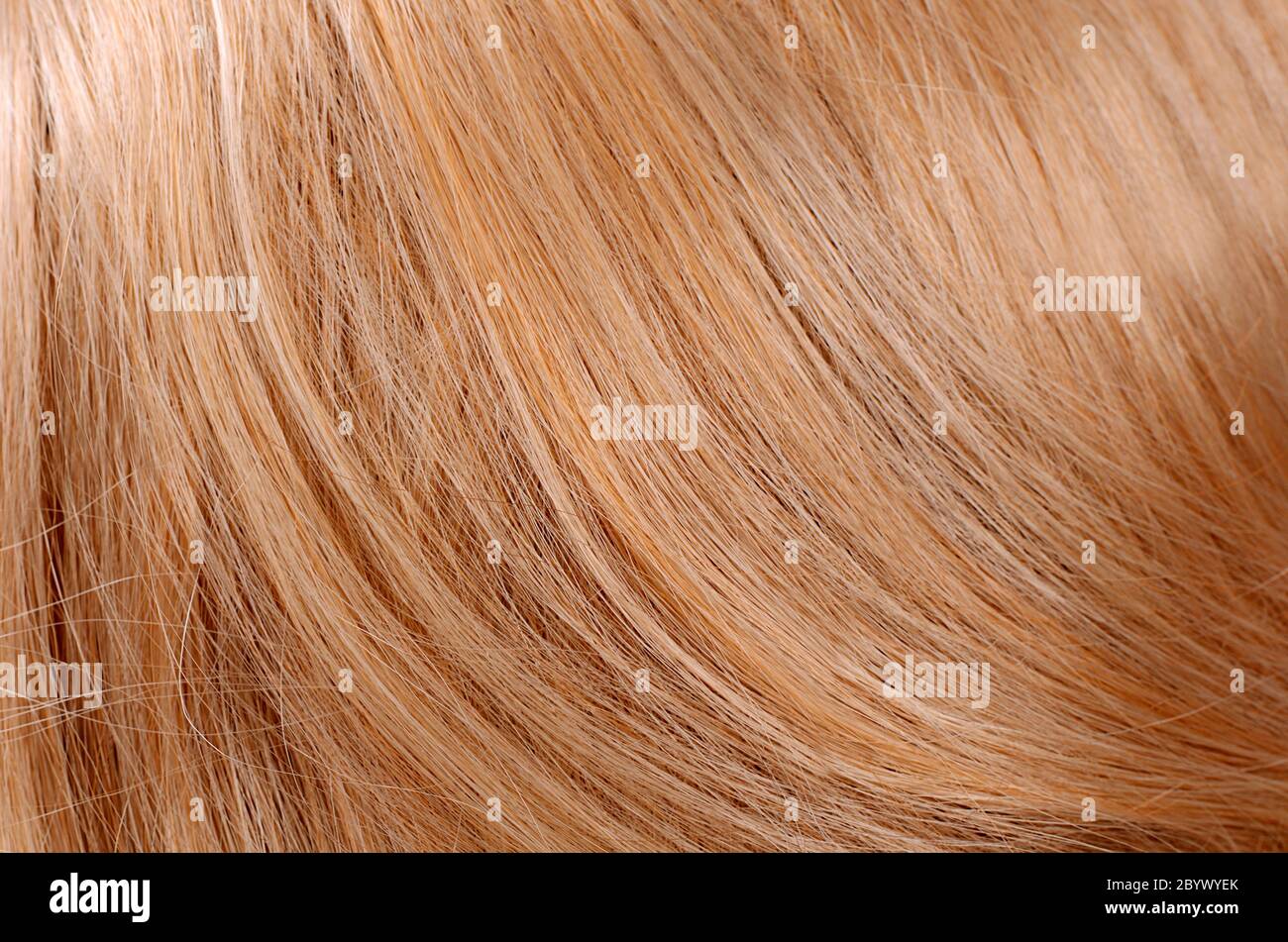 Schöne helle Haare als Hintergrund Stockfoto