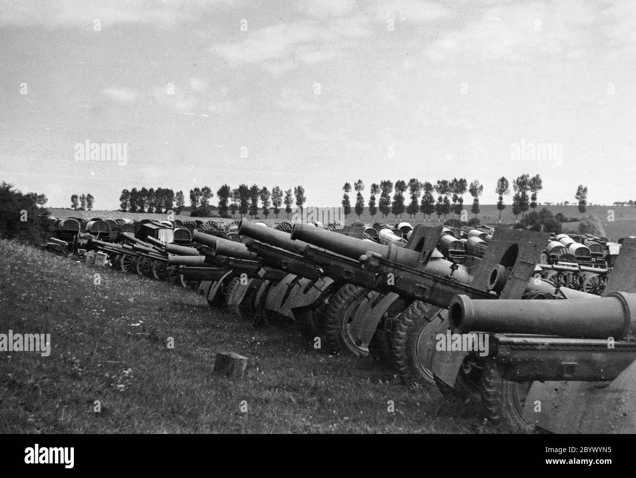 Operation Barbarossa: Höchstwahrscheinlich Foto von russischer Ausrüstung, die in den frühen Tagen des Krieges in deutsche Hände fiel ca. 1941 Stockfoto