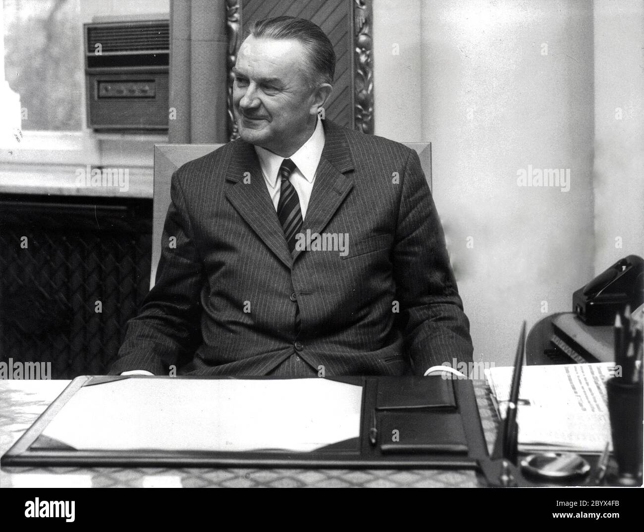 Piotr Jaroszewicz, Ministerpräsident der Volksrepublik Polen 1970-1980 ca. 1973 Stockfoto