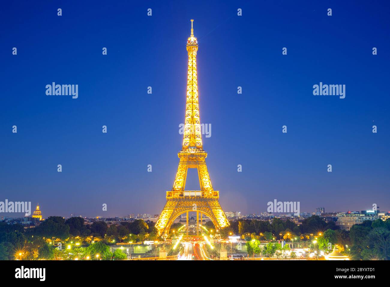 Eiffelturm Paris Stockfoto