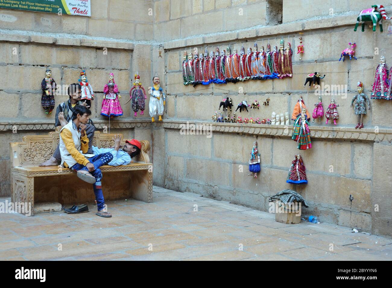 Jaisalmer, Rajasthan. 13. Dezember 2016. Stockfoto