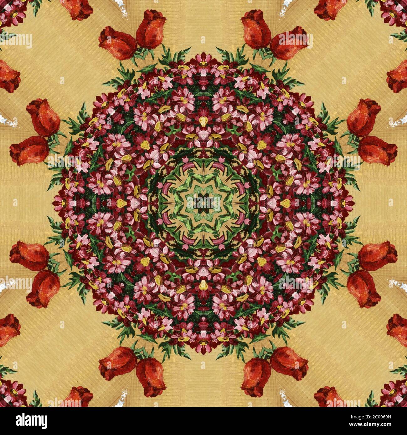 Blumiges Muster Stockfotos und -bilder Kaufen - Alamy