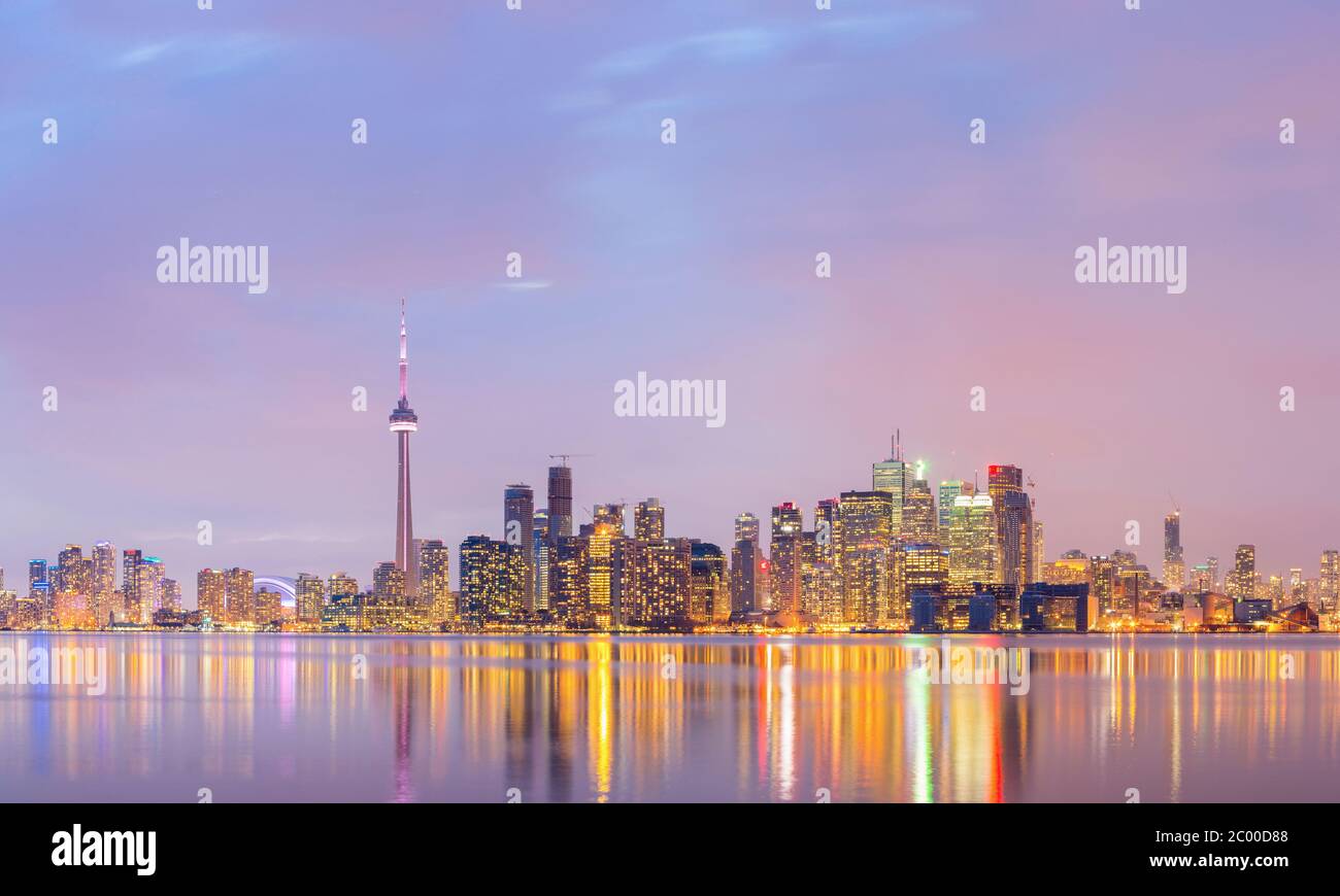 Toronto Panorama Kanada Stockfoto