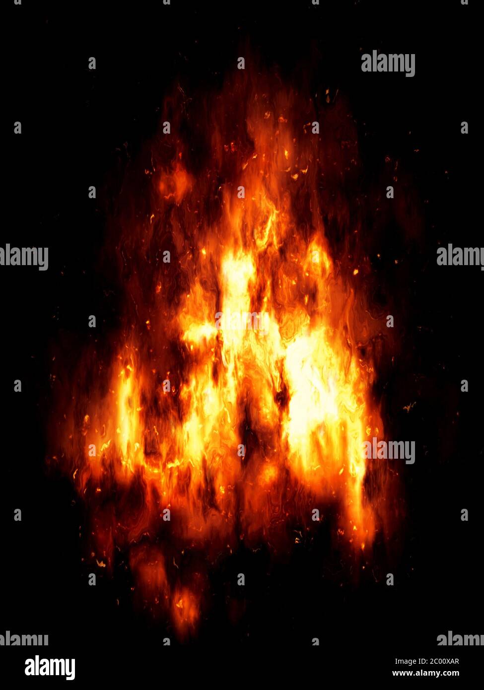 Feuer-Textur Stockfoto