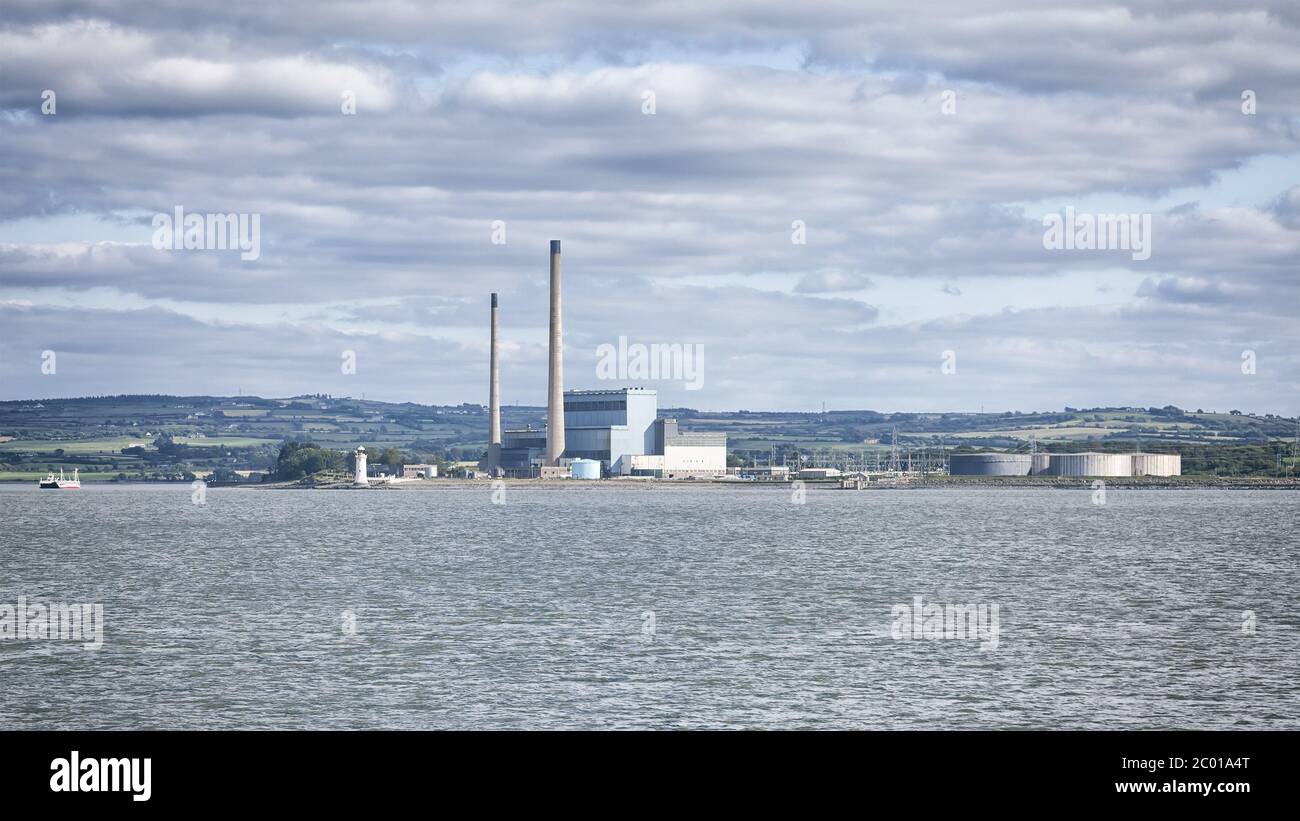 Energiewerk Tarbert Stockfoto