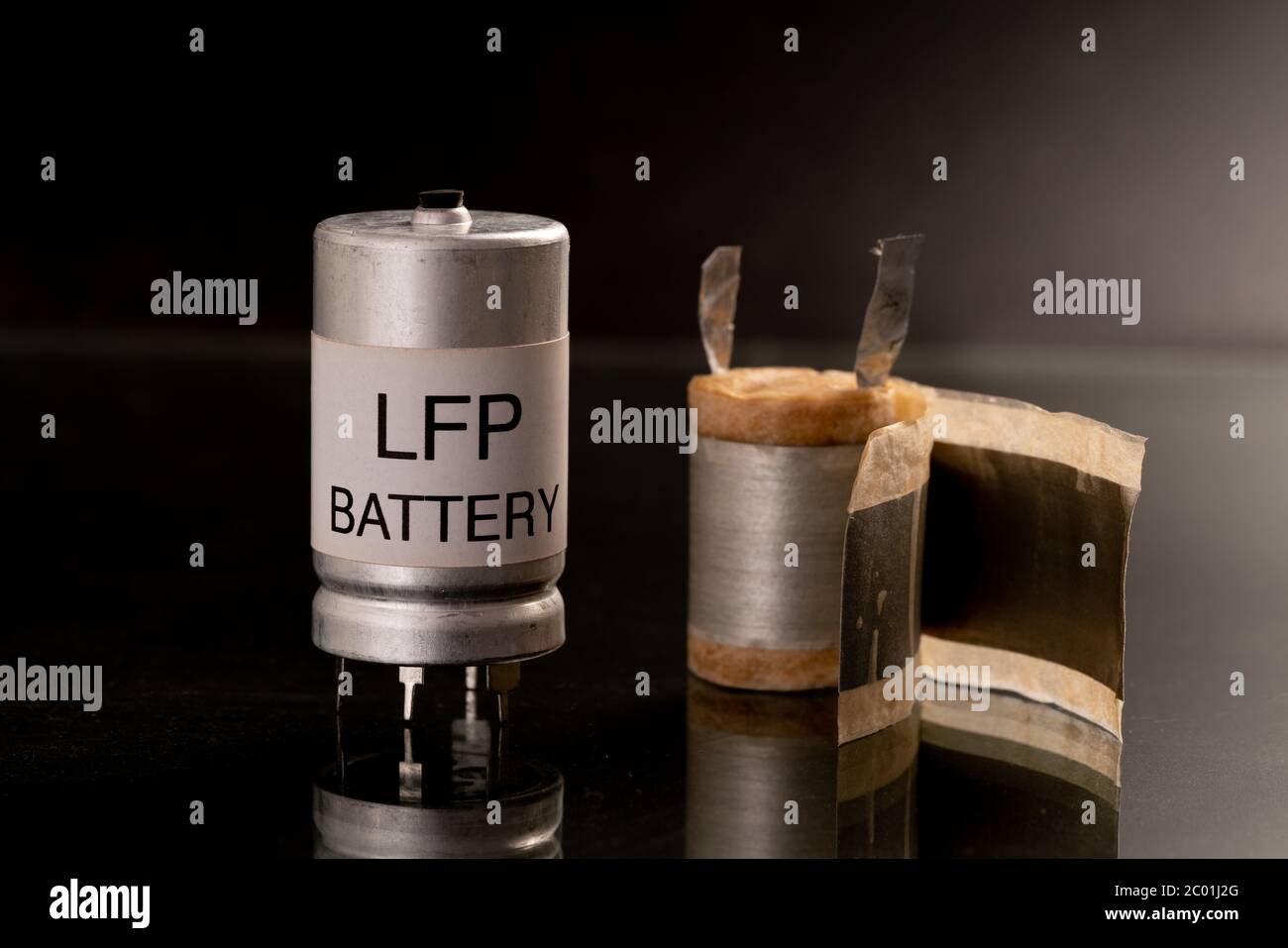 Lithium-Eisenphosphat-Batterie LiFePO oder LFP-Batterie Lithium