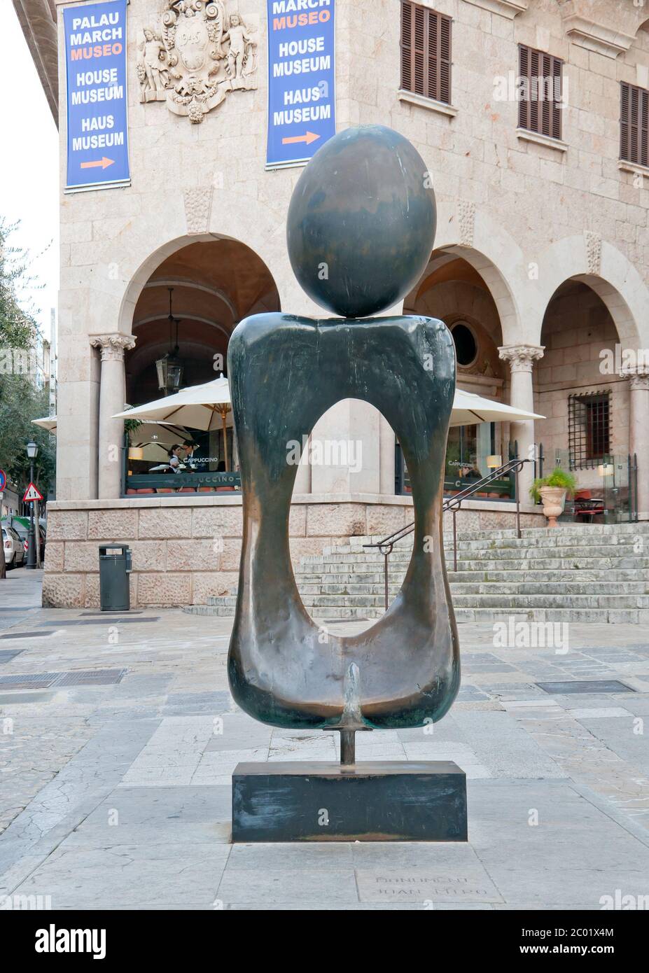 Miro Skulptur Denkmal Palma Stockfoto