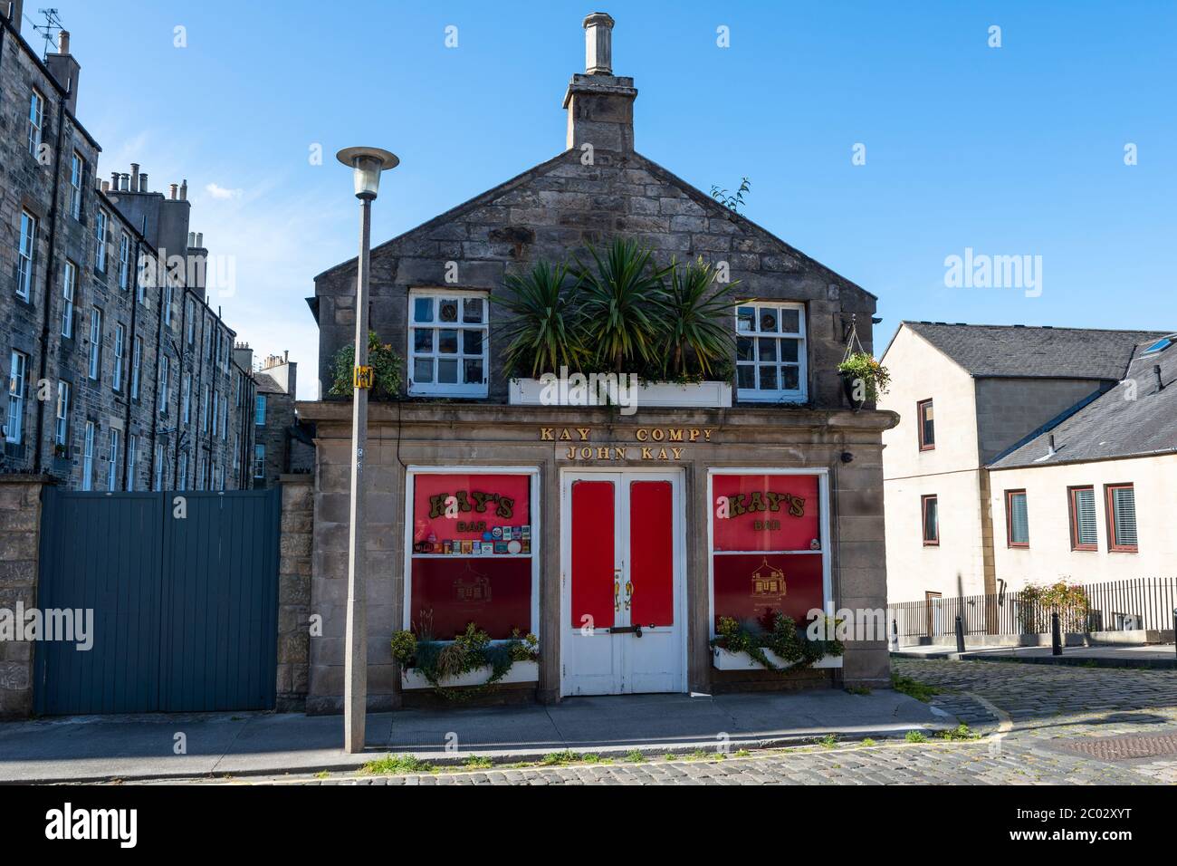 Kay's Bar in der Jamaica Street West (während der Sperrung des Coronavirus geschlossen) in Edinburgh New Town, Schottland, Großbritannien Stockfoto
