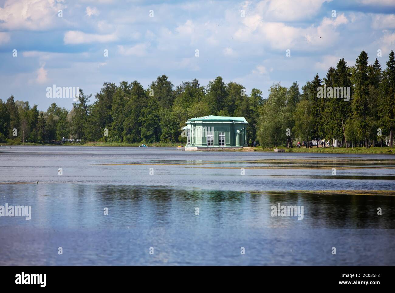 Venus-Pavillon im Park. Gattschina. Petersburg. Stockfoto