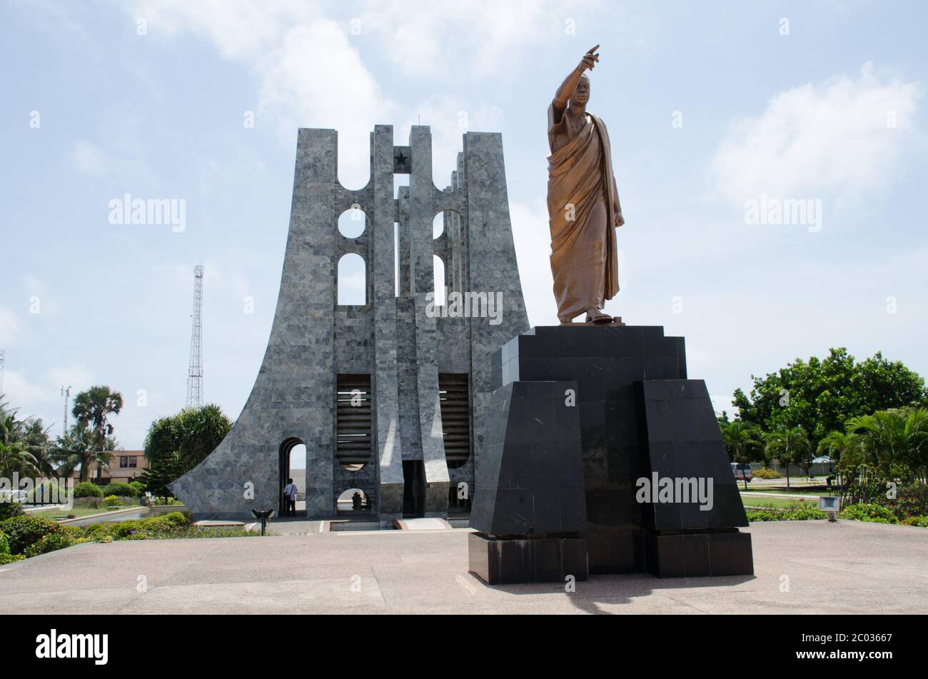 Kwame Nkrumah Memorial Park & Mausoleum Stockfoto