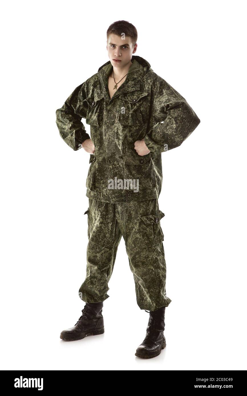 Mann des Militärs Stockfoto