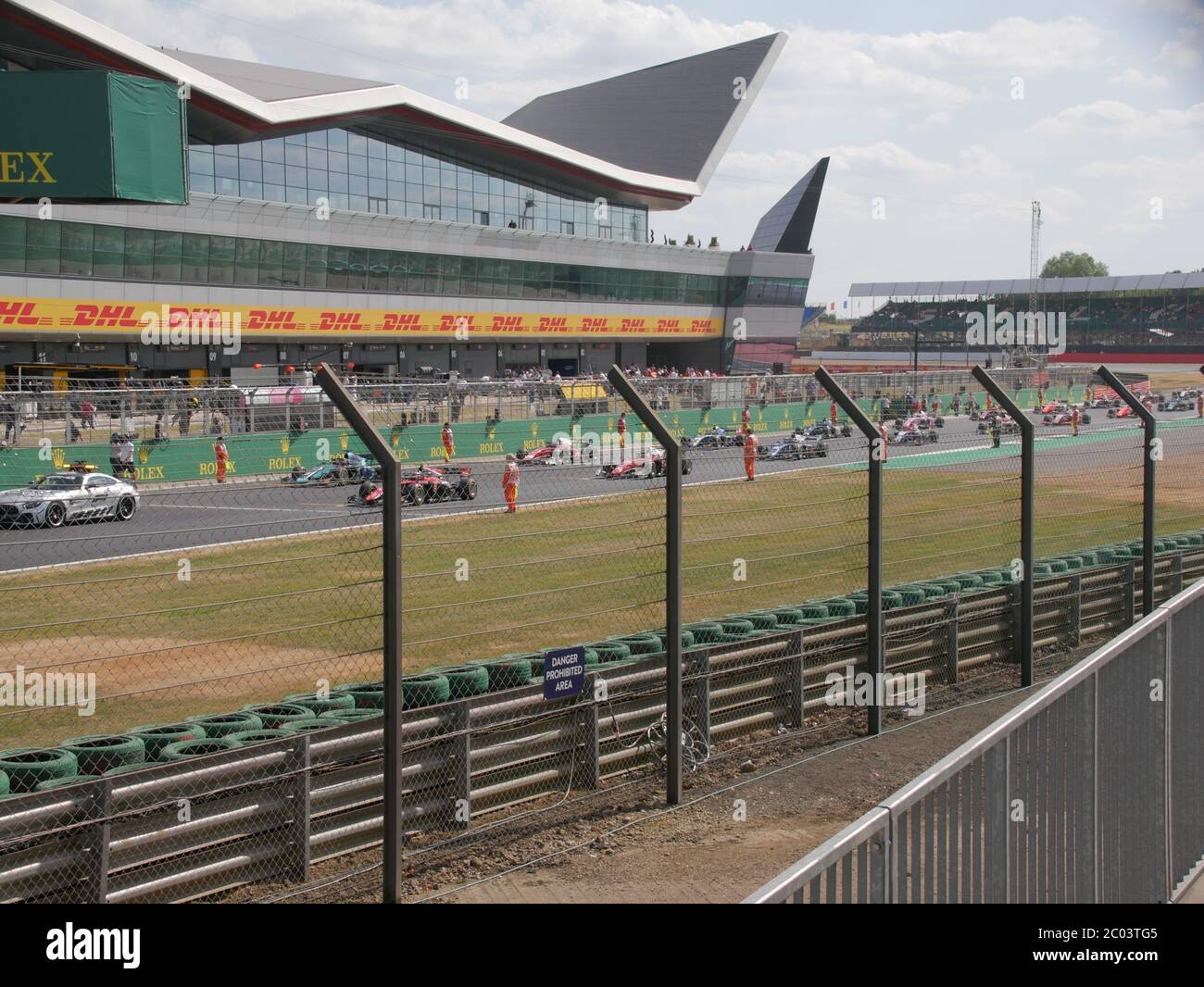 Formel 2 großer preis von großbritannien 2018 Stockfoto