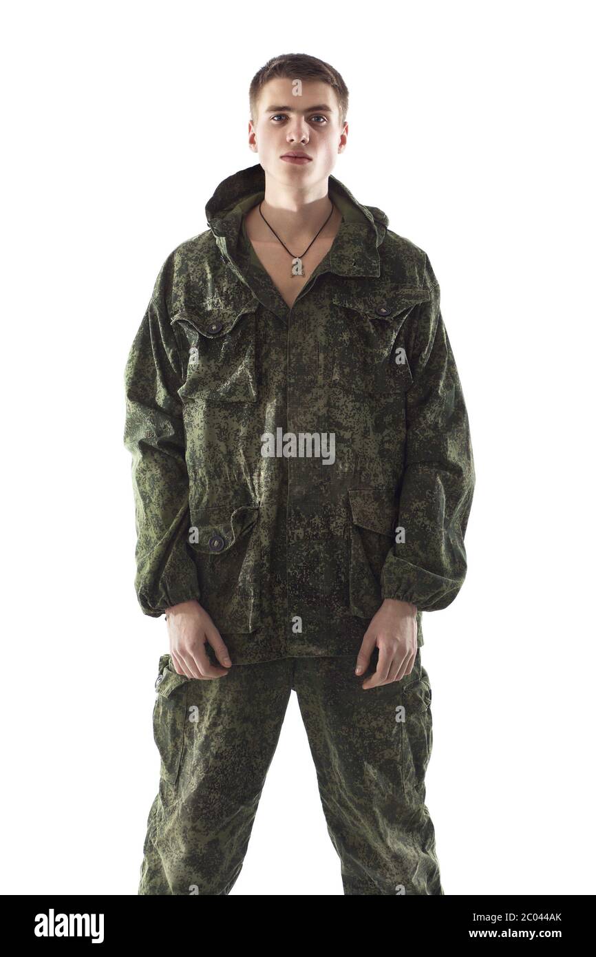 Mann des Militärs Stockfoto