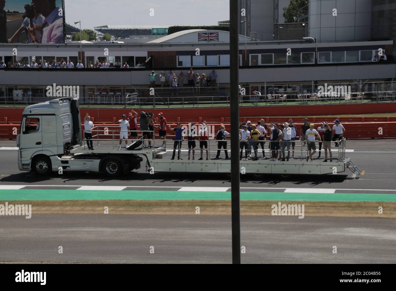 f1-Fahrerparade Stockfoto