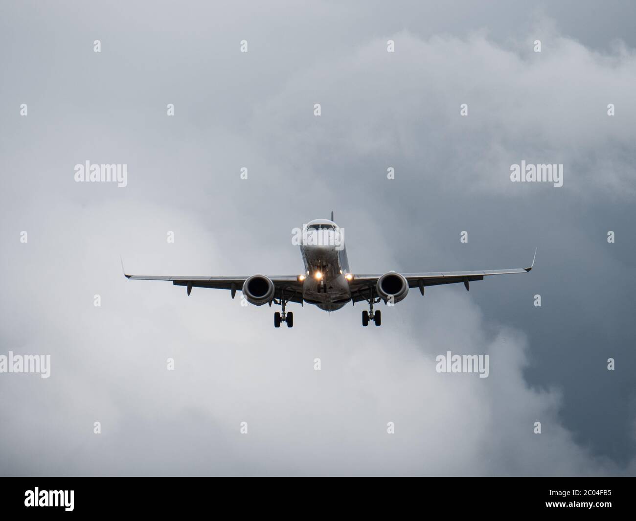 C-Series A220 Abheben am Flughafen Zürich Stockfoto