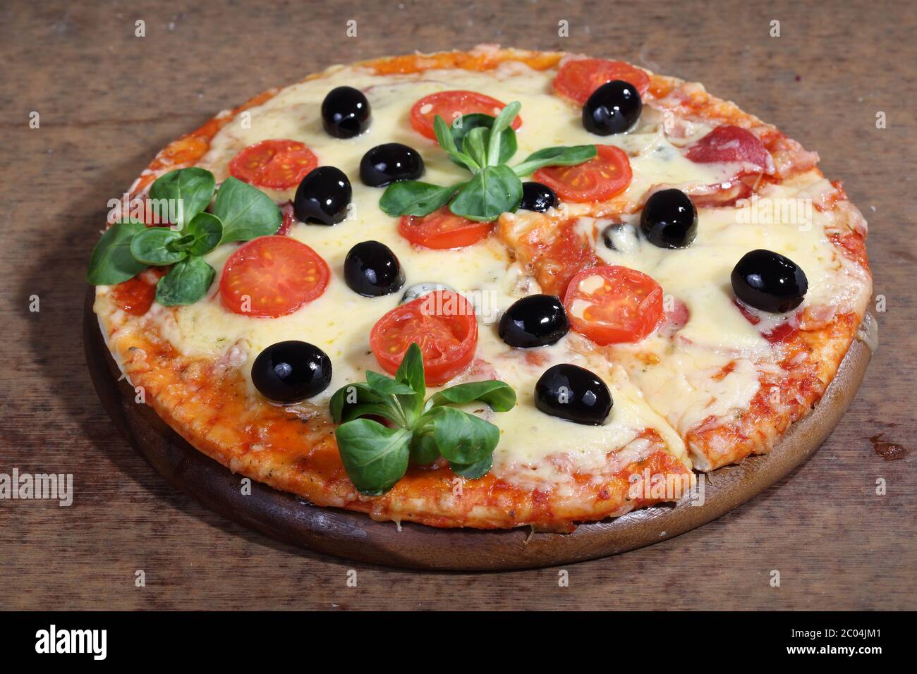 Pizza Stockfoto
