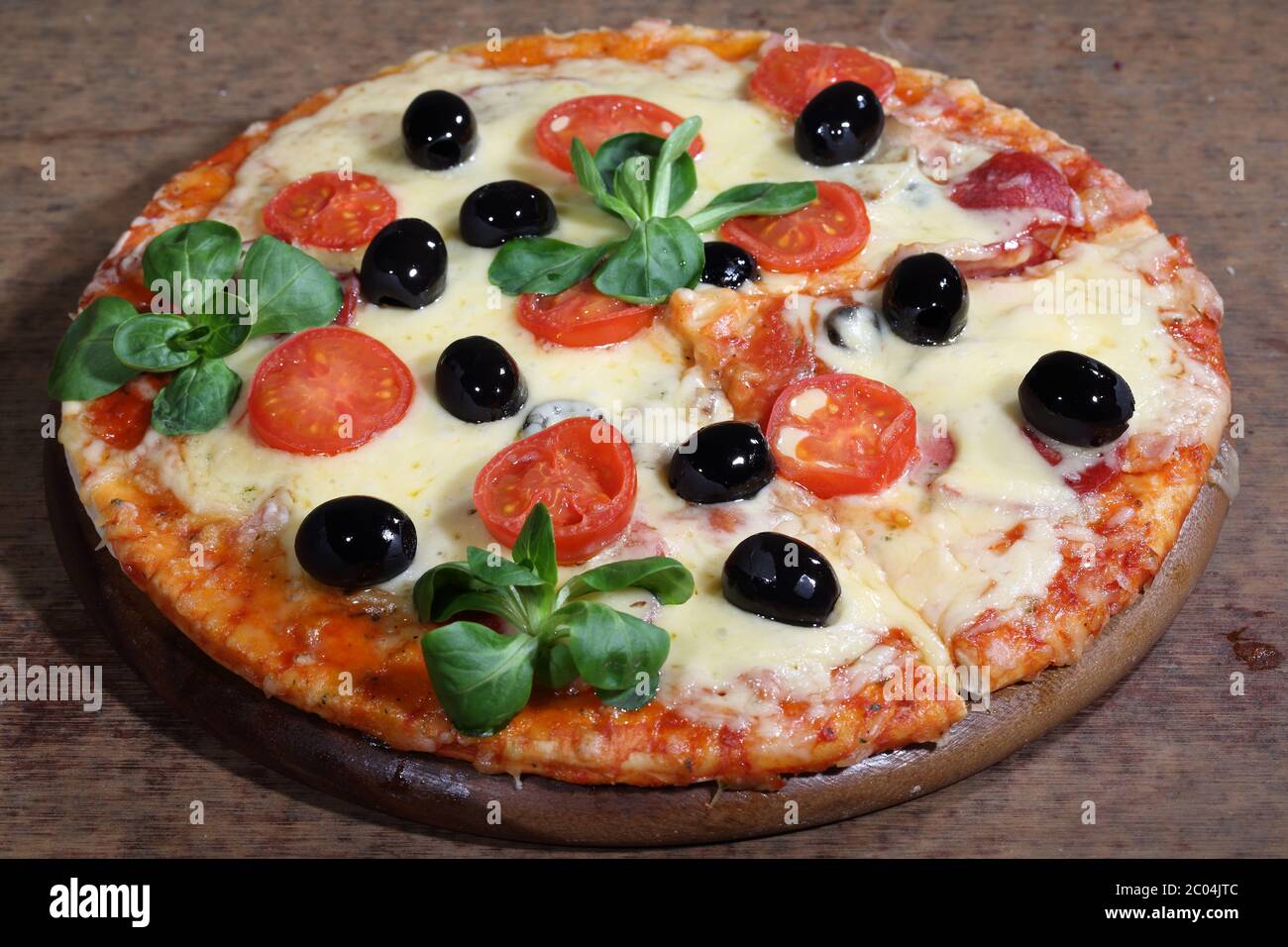 Pizza Stockfoto