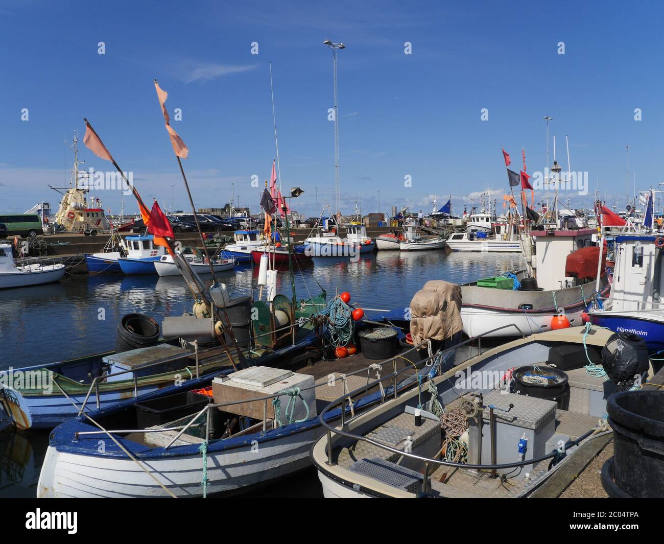 Hanstholm, Fischereihafen in Dänemark Stockfoto