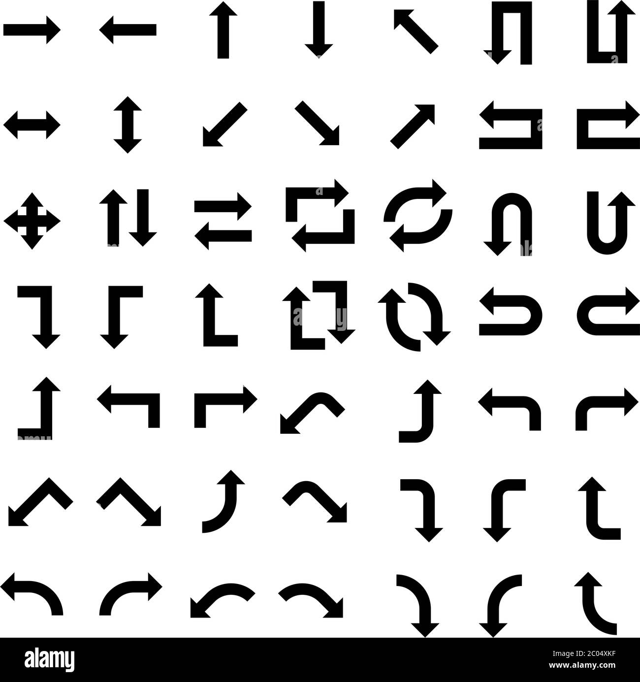 Pfeil Isolierte Symbol Vektor Illustration Stock Vektor