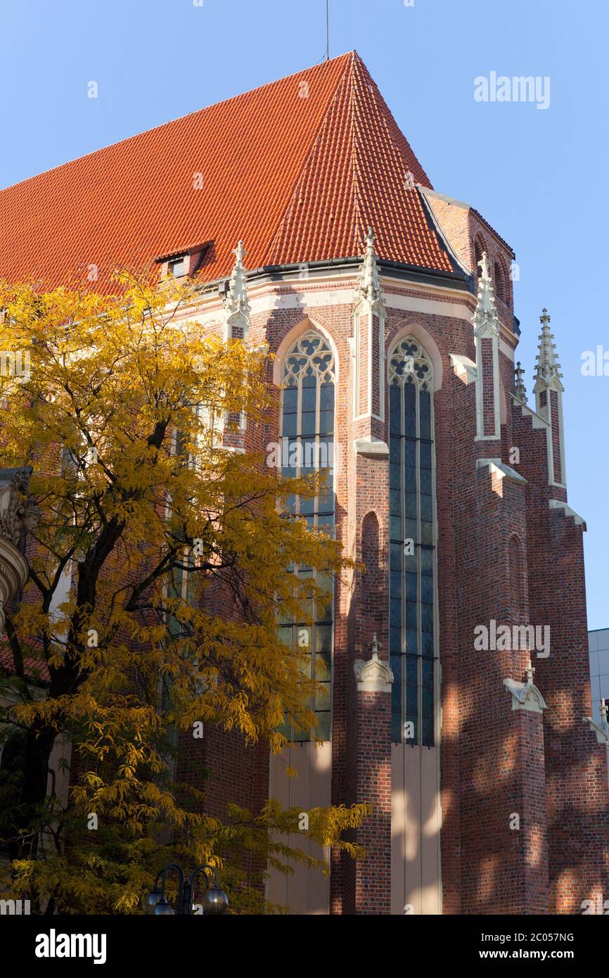 Kirche St. Wenzel, Stanislaw und Dorothea, Breslau Stockfoto