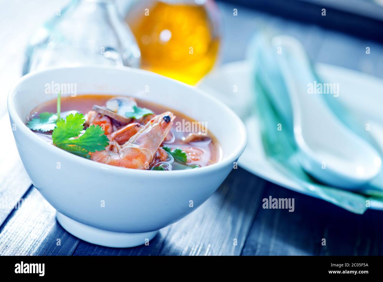 tom Yam Suppe Stockfoto
