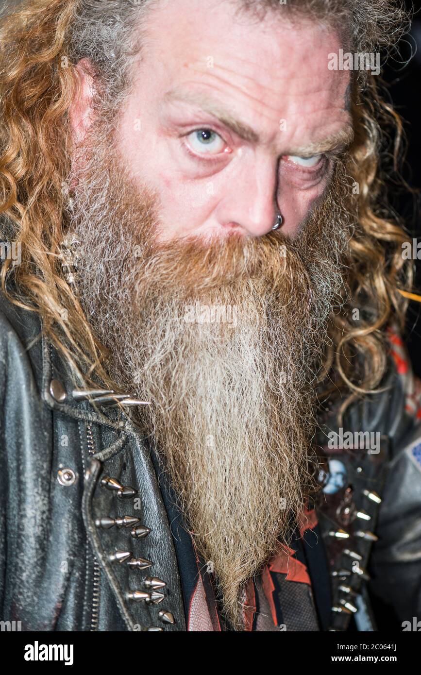 Mean Looking Face Stockfoto