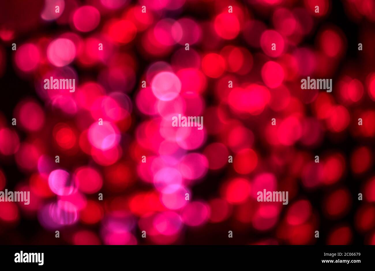 Bokeh Bälle, farbige Lichter, rote Lichtflecken, Lichtreflexe, Deutschland Stockfoto