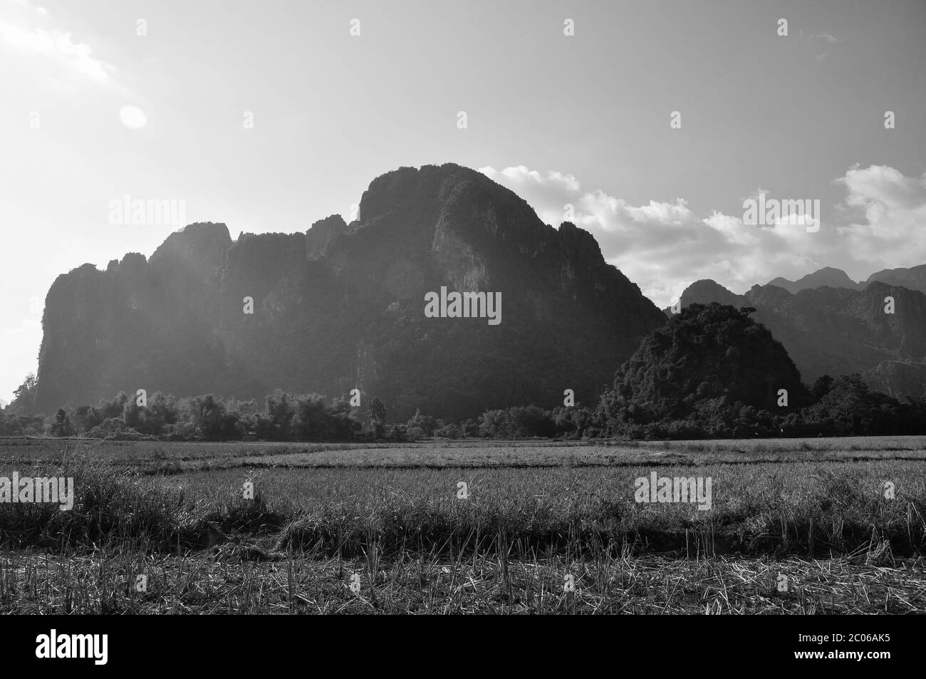 Vang Vieng, Laos Stockfoto