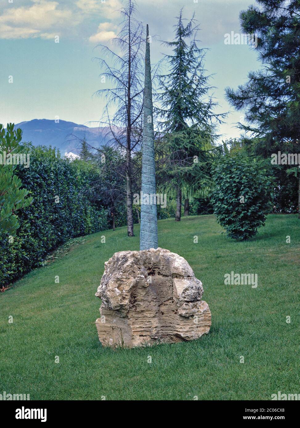 Bizhan Bassiri UNICORNO Kunstwerk im CAMUSAC Museum für zeitgenössische Kunst Cassino Italien Stockfoto