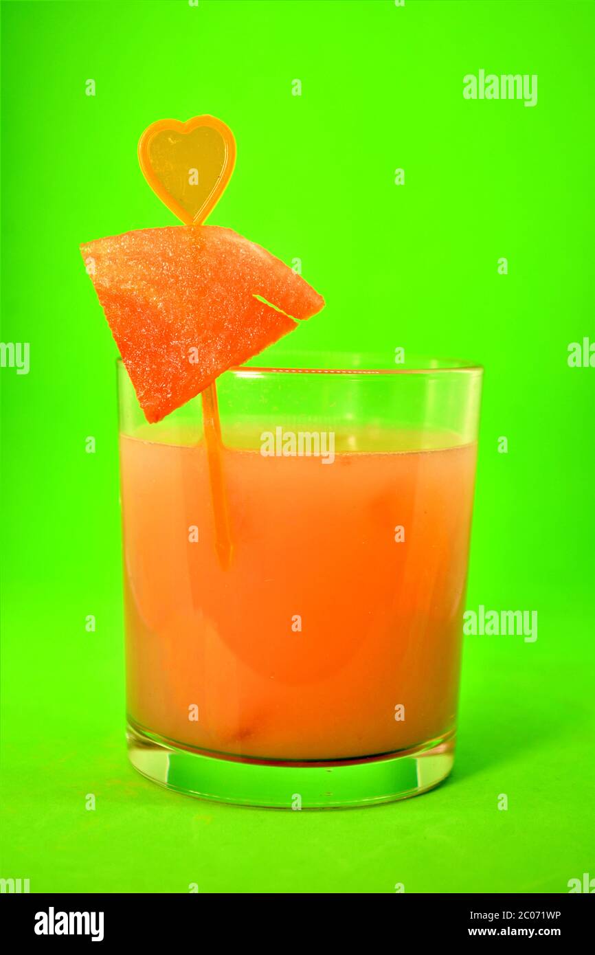 Wassermelonen-Getränk Stockfoto