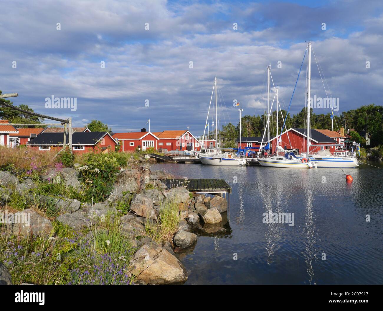 schwedische Insel Kråkön im bottnischen Meerbusen Stockfoto