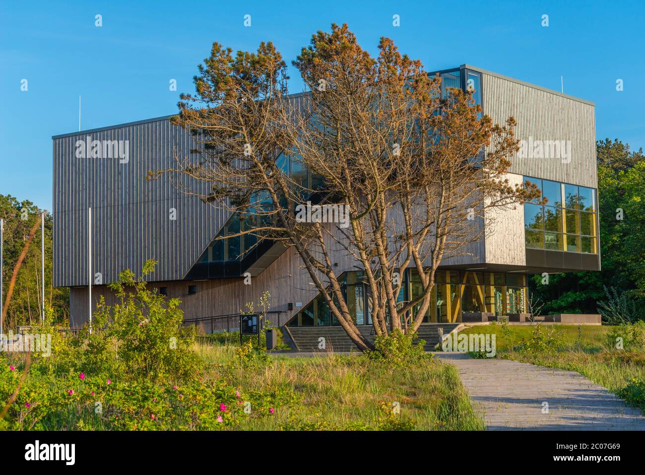 Informations- und Ausstellungszentrum Wattenmeer Zentrum, Cuxhaven-Sahlenburg, Niedersachsen, Norddeutschland Stockfoto