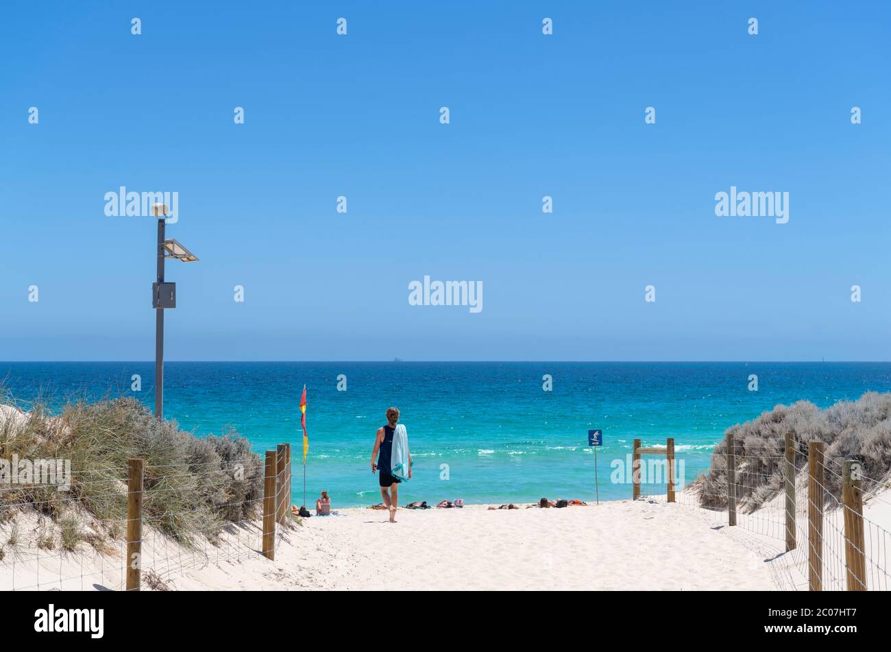 Scarborough Beach, Perth, Western Australia, Australien Stockfoto