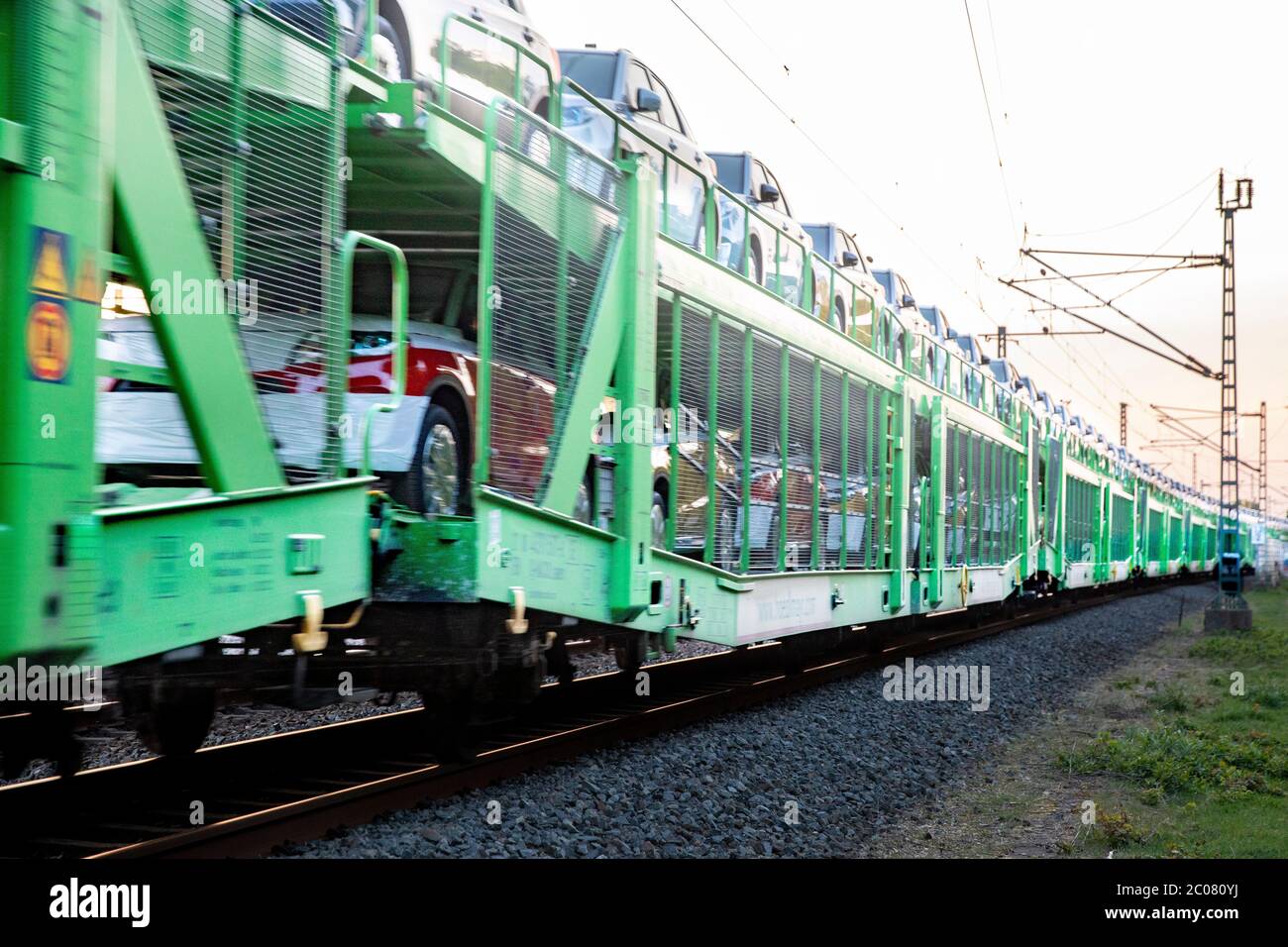 Schienengüterverkehr sichert die Versorgung in der Coronakrise. Köln, 16.04.2020 Stockfoto