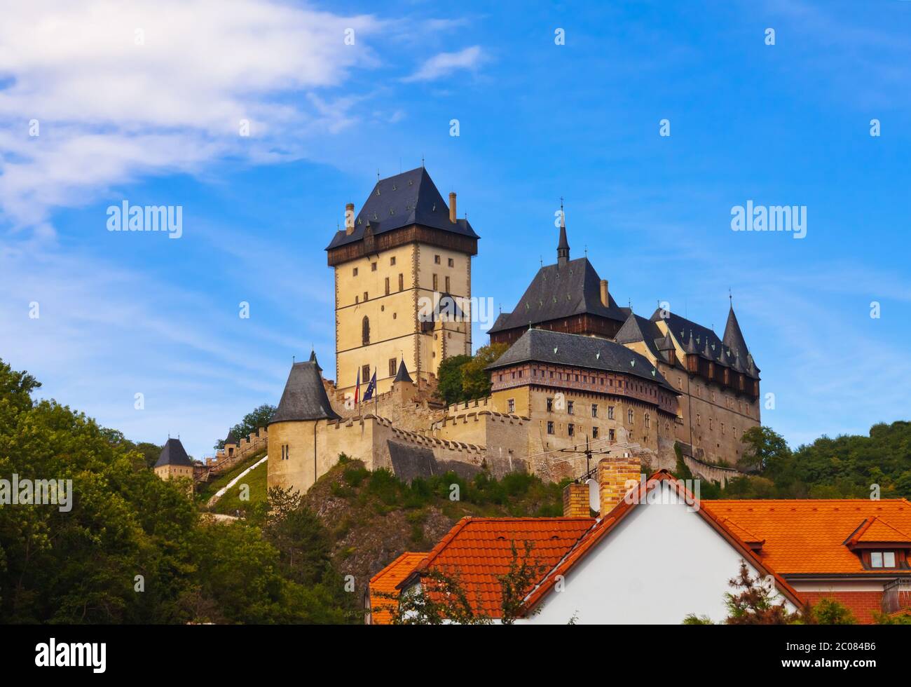 Burg Karlstein in Tschechien Stockfoto