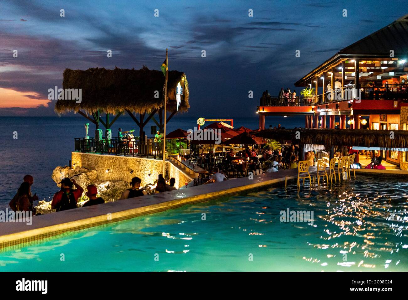 Jamaika, Negril, Rick's Cafe Stockfoto