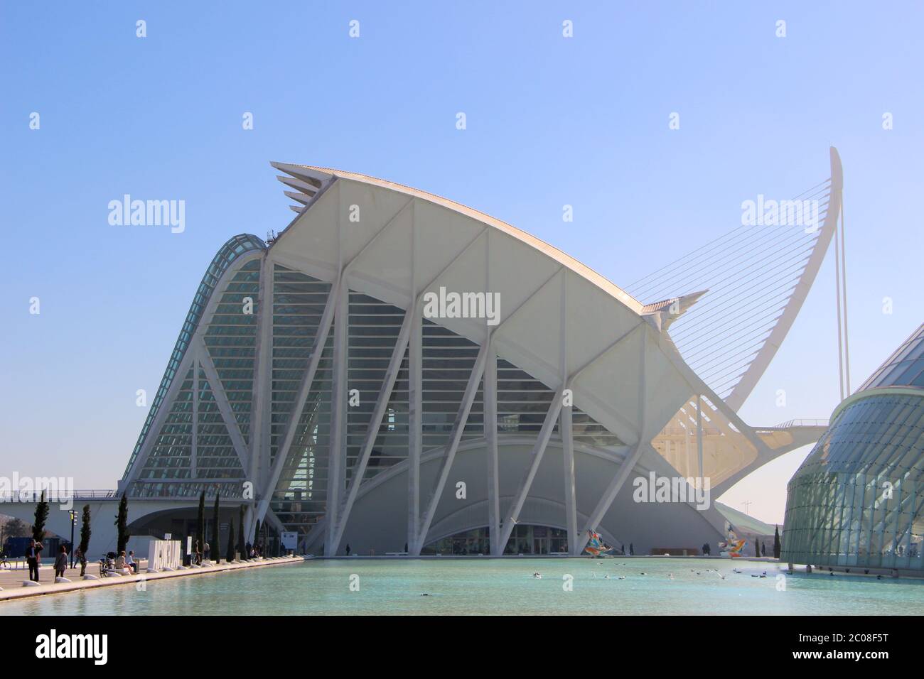 MUSEO DE LAS CIENCIAS Príncipe FELIPE in der Stadt Kunst und Wissenschaft an einem sonnigen Tag Moderne Architektur Valencia Spanien Stockfoto MUSEO DE LAS CIENCIAS Príncipe FELIPE in der Stadt Kunst und Wissenschaft an einem sonnigen Tag Moderne Architektur Valencia Spanien Stockfoto