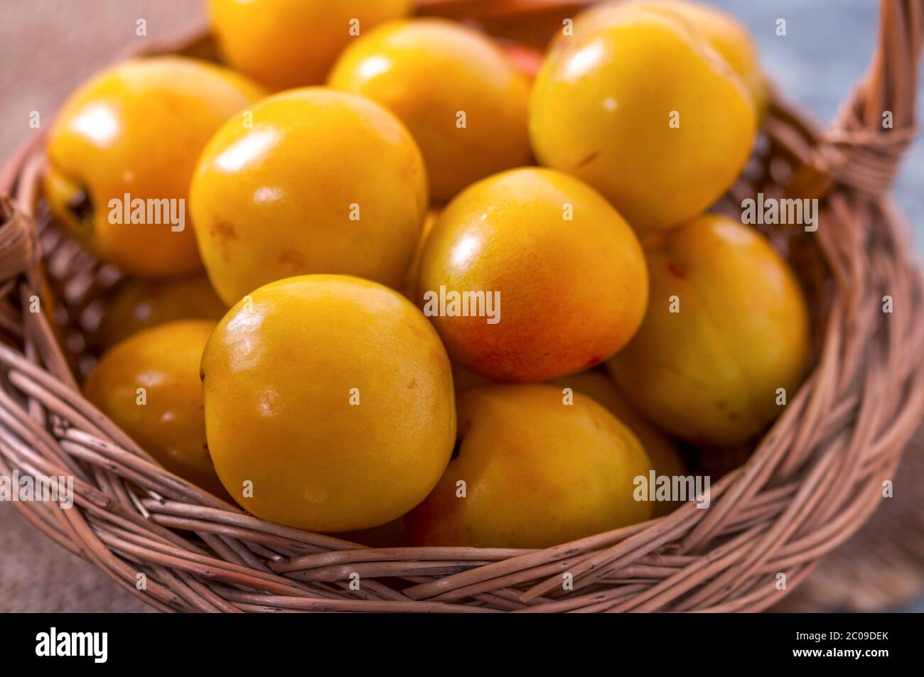 Leckere und gesunde Beere. Obstsaison. Stockfoto