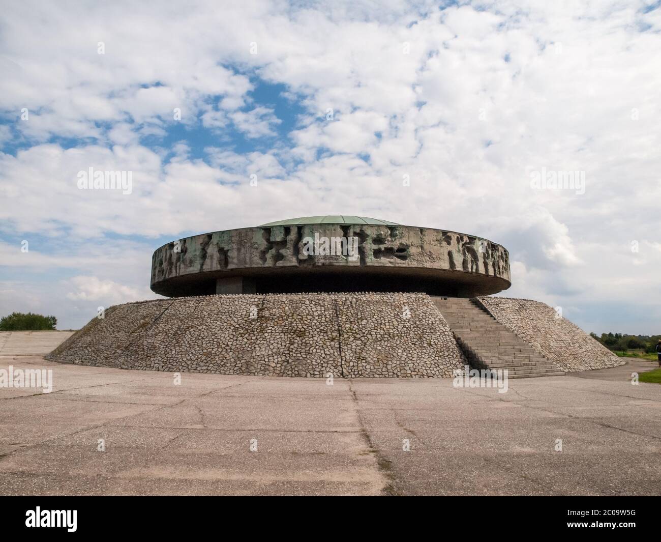 Mausoleum im KZ Majdanek, Lublin, Polen. Stockfoto