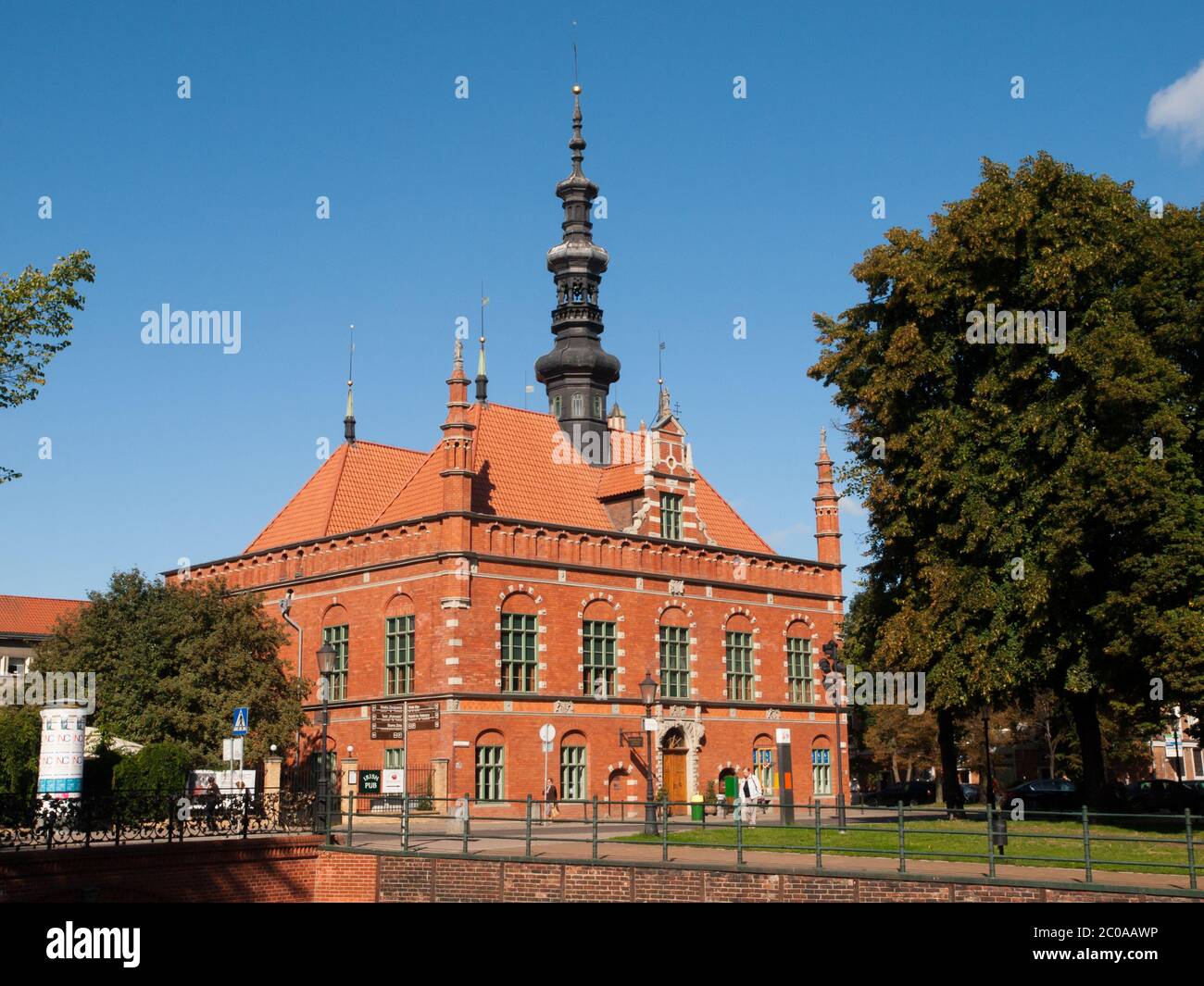 Renaissance-Gebäude des Alten Rathauses in Danzig, Polen Stockfoto