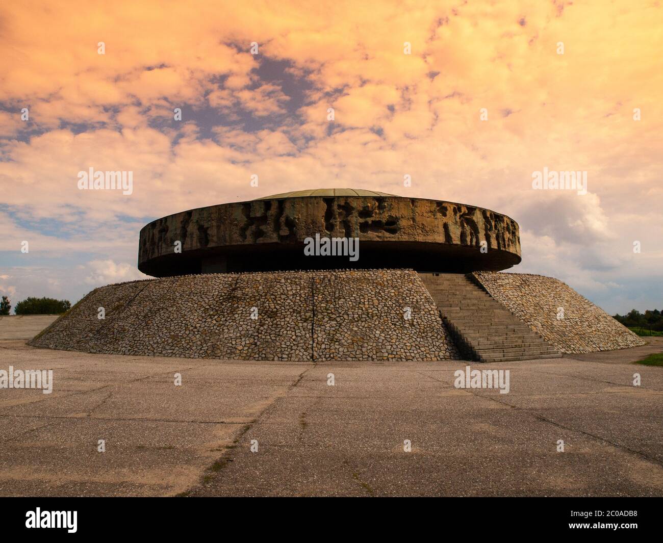 Mausoleum im KZ Majdanek, Lublin, Polen Stockfoto