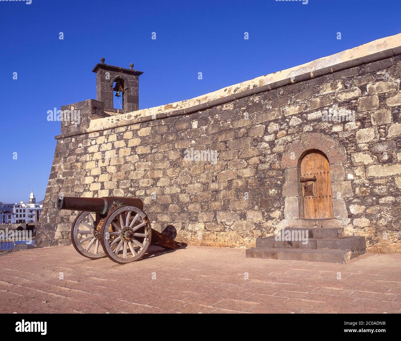 Castillo de San Gabriel, Arrecife, Lanzarote, Kanarische Inseln, Spanien Stockfoto