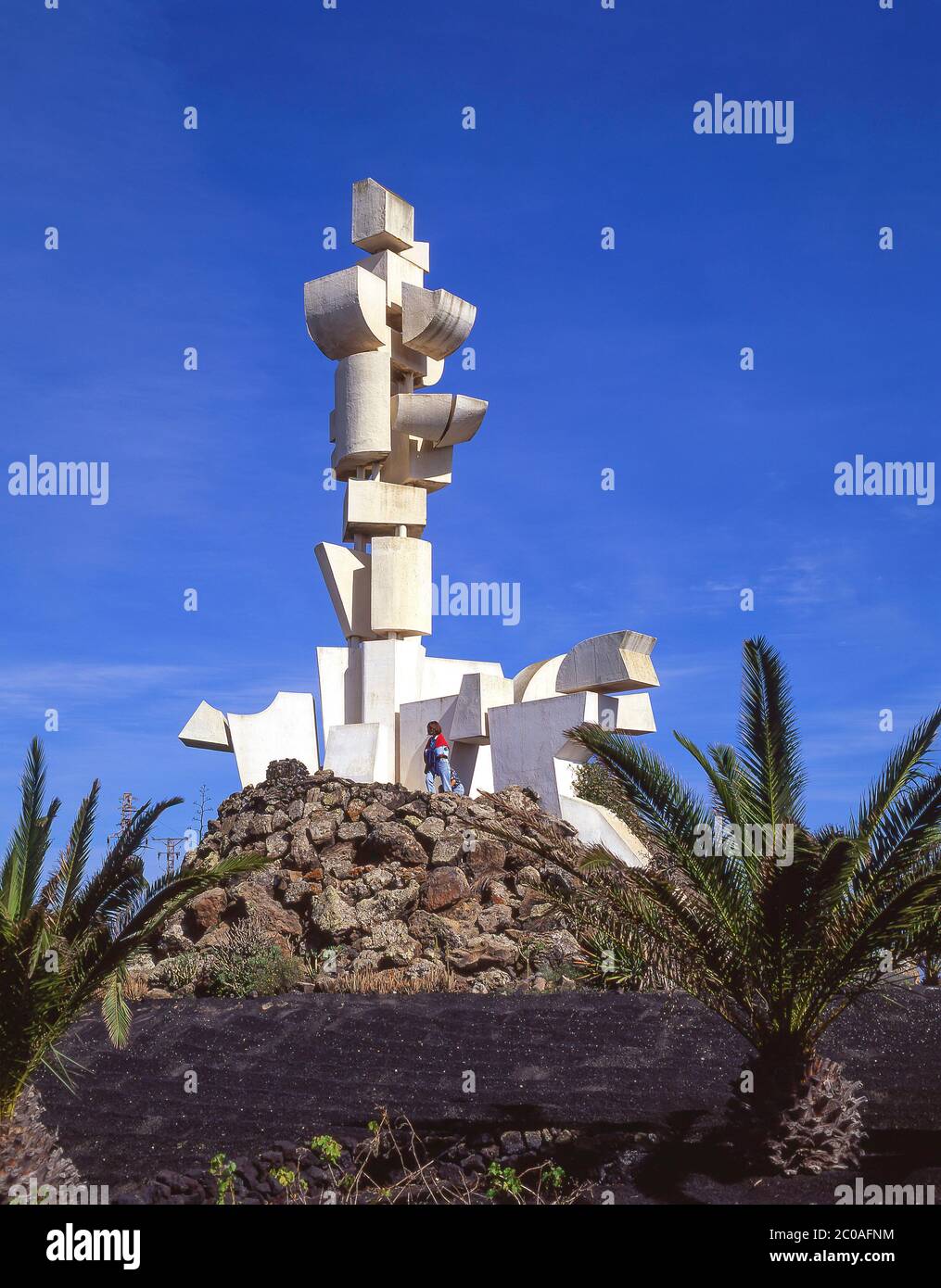 Monumento al Campesino von Cesar Manrique, San Bartolome, Lanzarote, Kanarische Inseln, Königreich Spanien Stockfoto