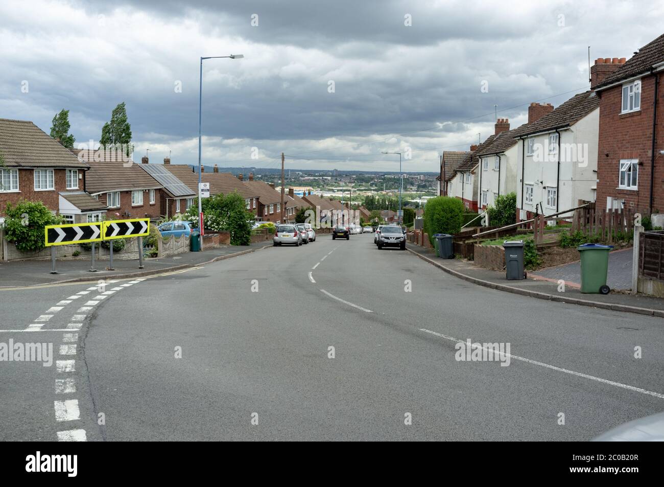 Gewöhnliche Straße, Dudley, West Midlands, Großbritannien 2020 Stockfoto